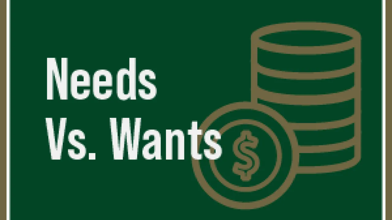 Needs vs Wants