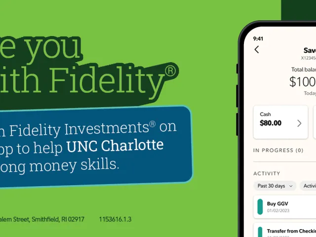 Fidelity banner: Money like you mean it with Fidelity